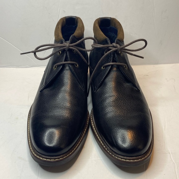 Cole Haan Men’s Black Leather Watson Chukka Boot - Picture 2 of 11